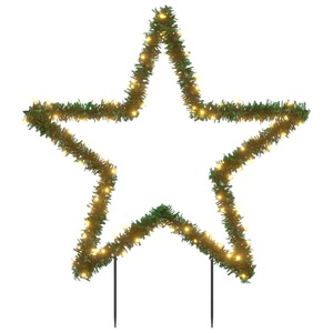 vidaXL, vidaXL Weihnachtsstern mit Erdspießen und 115 LEDs 85 cm, vidaXL Weihnachtsstern mit Erdspießen und 115 LEDs 85 cm