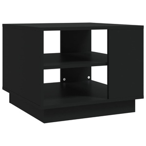 vidaXL, vidaXL Couchtisch Schwarz 55x55x43 cm Holzwerkstoff