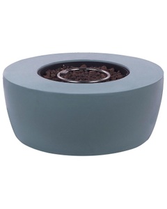 Beliani, Feuerstelle aus Leichtbeton (MgO) INDUS Feuerstelle aus Leichtbeton (MgO) INDUS, Beliani - Feuerstelle aus Leichtbeton (MgO) INDUS, One Size, Spacegrau