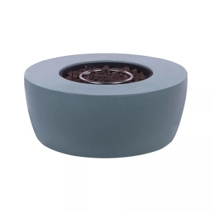 Beliani, Feuerstelle aus Leichtbeton (MgO) INDUS Feuerstelle aus Leichtbeton (MgO) INDUS, Beliani - Feuerstelle aus Leichtbeton (MgO) INDUS, One Size, Spacegrau