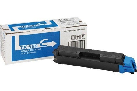Kyocera, Original Tonerpatrone cyan Kyocera TK-580C, Toner cyan TK-580C