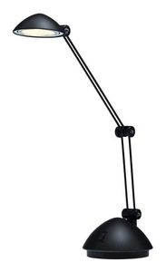Hansa, Hansa LED-Schreibtischlampe SPACE Höhe 500 mm schwarz, satiniert, Hansa Tischleuchte LED, 3W, schwarz, Space, 41-5010.646