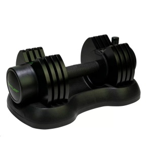 Tunturi, Tunturi Selector Dumbbell 12.5 Hanteln, Tunturi - Verstellbare Selector Kurzhantel bis 12.5 kg, 12.5KG, Schwarz