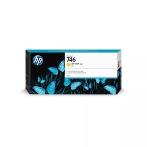 Hp, HP 746 Gelb DesignJet Tintenpatrone, 300 ml, Hewlett Packard Tintenpatrone, gelb, 746, P2V79A, (300ml)