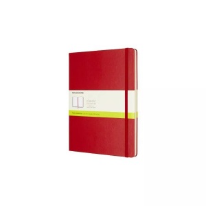 undefined, Moleskine Notizbuch Xlarge, Blanko, Hard Cover, Scharlachrot, Moleskine Notizbuch, XL, Blanko, Hardcover, Scharlach, 855105