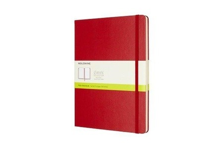 undefined, Moleskine Notizbuch Xlarge, Blanko, Hard Cover, Scharlachrot, Moleskine Notizbuch, XL, Blanko, Hardcover, Scharlach, 855105