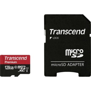 Transcend, Transcend Premium 400x microSDXC-Karte 128 GB Class 10, UHS-I inkl. SD-Adapter, Transcend Premium microSDXC-Karte Industrial 128 GB Class 10, UHS-I inkl. SD-Adapter