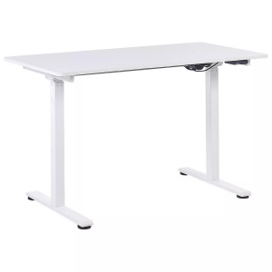 Beliani, Schreibtisch aus Stahl Modern GRIFTON Schreibtisch aus Stahl Modern GRIFTON, Beliani - Schreibtisch aus Faserplatte Modern GRIFTON, One Size, Weiss Bunt