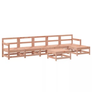 vidaXL, vidaXL 7-tlg. Garten-Lounge-Set Massivholz Douglasie, vidaXL 7-tlg. Garten-Lounge-Set Massivholz Douglasie
