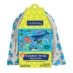 mudpuppy, mudpuppy Puzzle To Go - Ozean, mudpuppy - Puzzle To Go 36 pcs / Ocean Life, Multicolor
