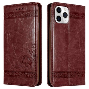 Cadorabo, Hülle für Apple iPhone 11 PRO mit Ornamenten, Cadorabo - Hülle für Apple iPhone 11 PRO mit Ornamenten, Dunkelrot