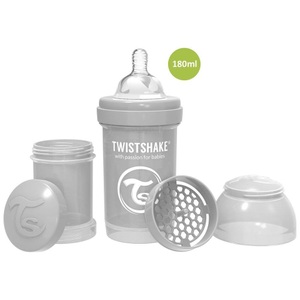 TWISTSHAKE, Twistshake Trinkflasche Anti-Kolik 260 ml pastell grau - Gr.260ml-350ml, Twistshake Anti-Kolik Babyflasche