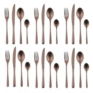 Sambonet, SAMBONET - Besteck-Set Taste 24-teilig, Kupfer, sambonet Besteck-Set »Taste«