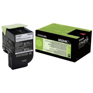 Lexmark, Lexmark Toner 802HK CX410 CX510 80C2HK0 Original Schwarz 4000 Seiten, Lexmark Toner, schwarz, Return, 80C2HK0, (4'000 Seiten)