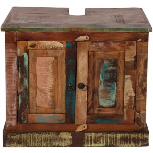 SIT, SIT Waschbeckenunterschrank »Riverboat«, Badezimmer-Unterschrank Vintage Boat bunt