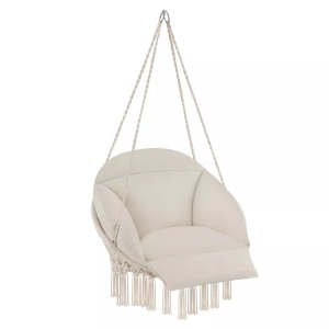 TecTake, Hängesessel Samira Hängesessel Samira, Tectake - Hängesessel Samira, One Size, Beige