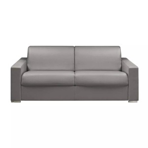 LINEA SOFA, LINEA SOFA - Schlafsofa mit Matratze 4Sitzer Kunstleder LiegeflächeMatratzenCALITO, One Size, Grau, LINEA SOFA - Schlafsofa mit Matratze 4Sitzer Kunstleder LiegeflächeMatratzenCALITO, One Size, Grau