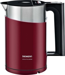 Siemens, Siemens TW86104P Wasserkocher Cranberry Red, Siemens Wasserkocher TW86104P 1.5 l, Rot