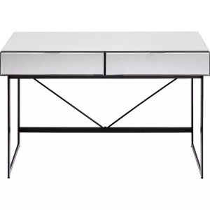 Kare Design, Schreibtisch Soran schwarz 120x50, Schreibtisch Soran schwarz 120x50