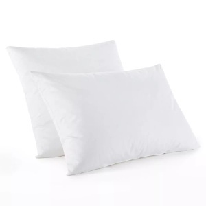 LA REDOUTE INTERIEURS, Weiches Kopfkissen Weiches Kopfkissen, La Redoute Intérieurs - Weiches Kopfkissen mit 15% Daunen, 2X65X65CM, Weiss