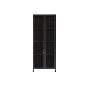Tikamoon, Kinder-Metallschrank mit Gitteroptik Cléo Kinder-Metallschrank mit Gitteroptik Cléo, Tikamoon - Kinder-Metallschrank mit Gitteroptik Cléo, One Size, Schwarz