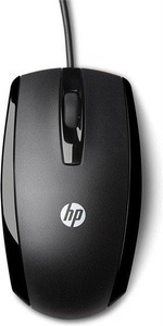 Hp, HP X500 USB-Maus Optisch Schwarz, HPX500 Maus mit Kabel