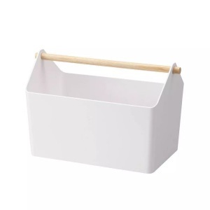 XXXLutz, XXXLutz Universalablage , Ya03465 , weiss , Holz, Kunststoff , 21x24 cm , 009137042001, Yamazaki Aufbewahrungsbox »Favori«