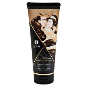 Shunga Erotic Art, Shunga Erotic Art - Massage-Creme Intoxicating Chocolate - 200 ml, Shunga Massage Cream , Schokolade, Weiss, 200 Ml - Amorana