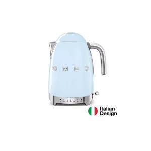 SMEG, SMEG 50's Retro Style Wasserkocher mit Temperatureinstell. pastellblau, SMEG Wasserkocher KLF04PBEU mit Temperaturkontrolle Pastellblau