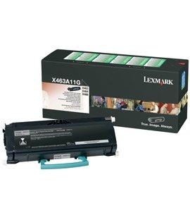 Lexmark, Lexmark X46x Toner schwarz, LEXMARK Tonerkassette schwarz 3.500 Seiten, Rückgabe passend für: X 460 Series;X 466 Series;X463;X463 DE;X464;X464 DE;X466;X466 DE;X466 DTE;X466 DWE
