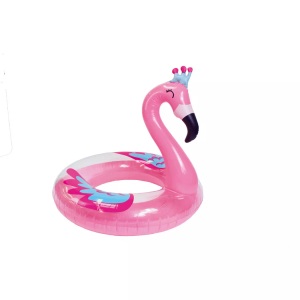 SWIM ESSENTIALS, Swim Essentials Pink Flamingo Swimring Wings 104 cm, Swim Essentials - Schwimmring 104cm Flamingo, One Size, Multicolor