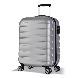 Probeetle by Eminent, Probeetle by Eminent - Voyager VII Expandable Handgepäck Koffer 4 Rollen Silber, 55 CM, Silber, Probeetle by Eminent - Voyager VII Expandable Handgepäck Koffer 4 Rollen Silber, 55 CM, Silber