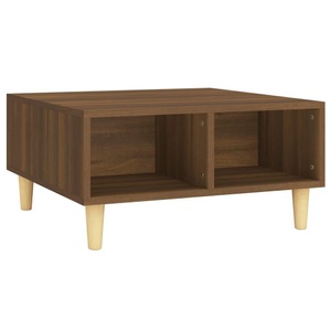 vidaXL, vidaXL Couchtisch Braun Eichen-Optik 60x60x30 cm Holzwerkstoff