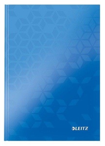 Leitz, LEITZ Notizbuch WOW A5 46271036 liniert, 90g blau, Leitz Notizbuch WOW, A5, liniert, blau, 90g, 4627-10-36