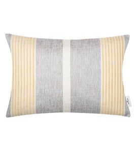 Tom Tailor, TOM TAILOR Kissenhülle »Fresh Stripe«, (1 St.), mit modernem Streifendessin, Tom Tailor Kissenhülle , T-Fresh 75320-040-40-60 , Gelb, Grau, Hellgrau , Textil , Streifen , 40 cm , hochwertige Qualität , 003021129702