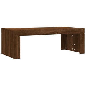 vidaXL, vidaXL Couchtisch Braun Eichen-Optik 102x50x36 cm Holzwerkstoff