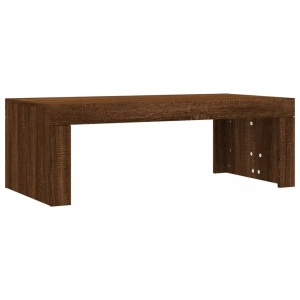 vidaXL, vidaXL Couchtisch Braun Eichen-Optik 102x50x36 cm Holzwerkstoff