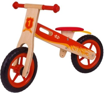 BigJigs, Holz Laufrad Rot, 