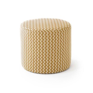 LA REDOUTE INTERIEURS, Sitzhocker SÉMÉON mit Stoffbezug, La Redoute Intérieurs - Polsterhocker Séméon, One Size, Gelb