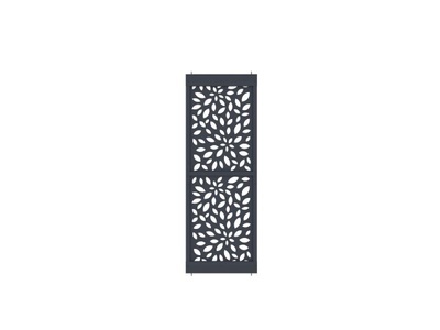 Vente-unique, Raumteiler für Innenräume höhenverstellbar - 88 x 245 cm - Stahl - Anthrazit - JAORA Raumteiler für Innenräume höhenverstellbar - 88 x 245 cm - Stahl - Anthrazit - JAORA, 