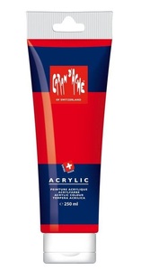 Caran d'ache, CARAN D'ACHE Acrylfarbe 250ml 2810.060 zinnober, Caran d'Ache Acrylfarbe, zinnober, 2810.060, (250ml)
