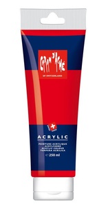 Caran d'ache, CARAN D'ACHE Acrylfarbe 250ml 2810.060 zinnober, Caran d'Ache Acrylfarbe, zinnober, 2810.060, (250ml)