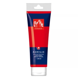 Caran d'ache, CARAN D'ACHE Acrylfarbe 250ml 2810.060 zinnober, Caran d'Ache Acrylfarbe, zinnober, 2810.060, (250ml)