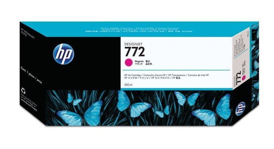 Hp, HP 772 Magenta DesignJet Druckerpatrone, 300 ml, Hewlett Packard Tintenpatrone, rot, No.772, CN629A, (300 ml)