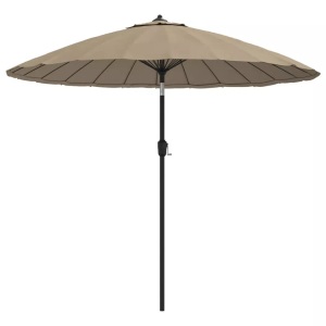 Diverse Hardware, Sonnenschirm mit Aluminium-Mast 270 cm Taupe, vidaXL Sonnenschirm mit Aluminium-Mast 270 cm Taupe