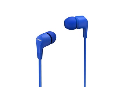 Philips, Philips E1105BL HiFi In Ear Kopfhörer In Ear Lautstärkeregelung Blau, Philips In-Ear-Kopfhörer TAE1105BL/00 Blau