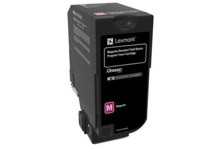 Lexmark, Lexmark Rückgabe Toner CS720 CS725 CX725 74C2SM0 Original Magenta 7000 Seiten, Lexmark Toner, rot, return, 74C2SM0, (7'000 Seiten)
