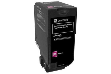 Lexmark, Lexmark Rückgabe Toner CS720 CS725 CX725 74C2SM0 Original Magenta 7000 Seiten, Lexmark Toner, rot, return, 74C2SM0, (7'000 Seiten)