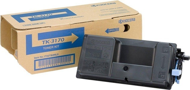 Kyocera, Original Tonerpatrone schwarz Kyocera TK-3170, 1T02T80NL0, Kyocera K3170 Toner bk - Kyocera TK-3170, 1T02T80NL0 für z.B. Kyocera ECOSYS P 3060 dn, Kyocera ECOSYS P 3050 dn, Kyocera ECOSYS P 3055 dn