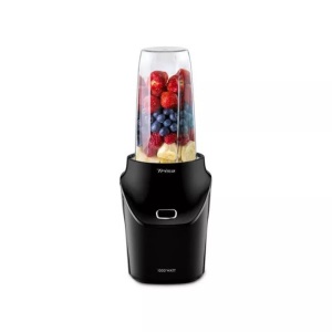 TRISA, Trisa Nutri Blender 'Energy Boost'schwarz Standmixer, TRISA Nutri Blender Energy Boost - Standmixer (Schwarz/Transparent)